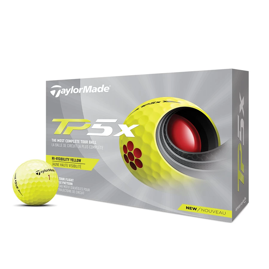 TaylorMade TP5x Yellow Golf Balls 1 TaylorMade TP5x Yellow Golf Balls